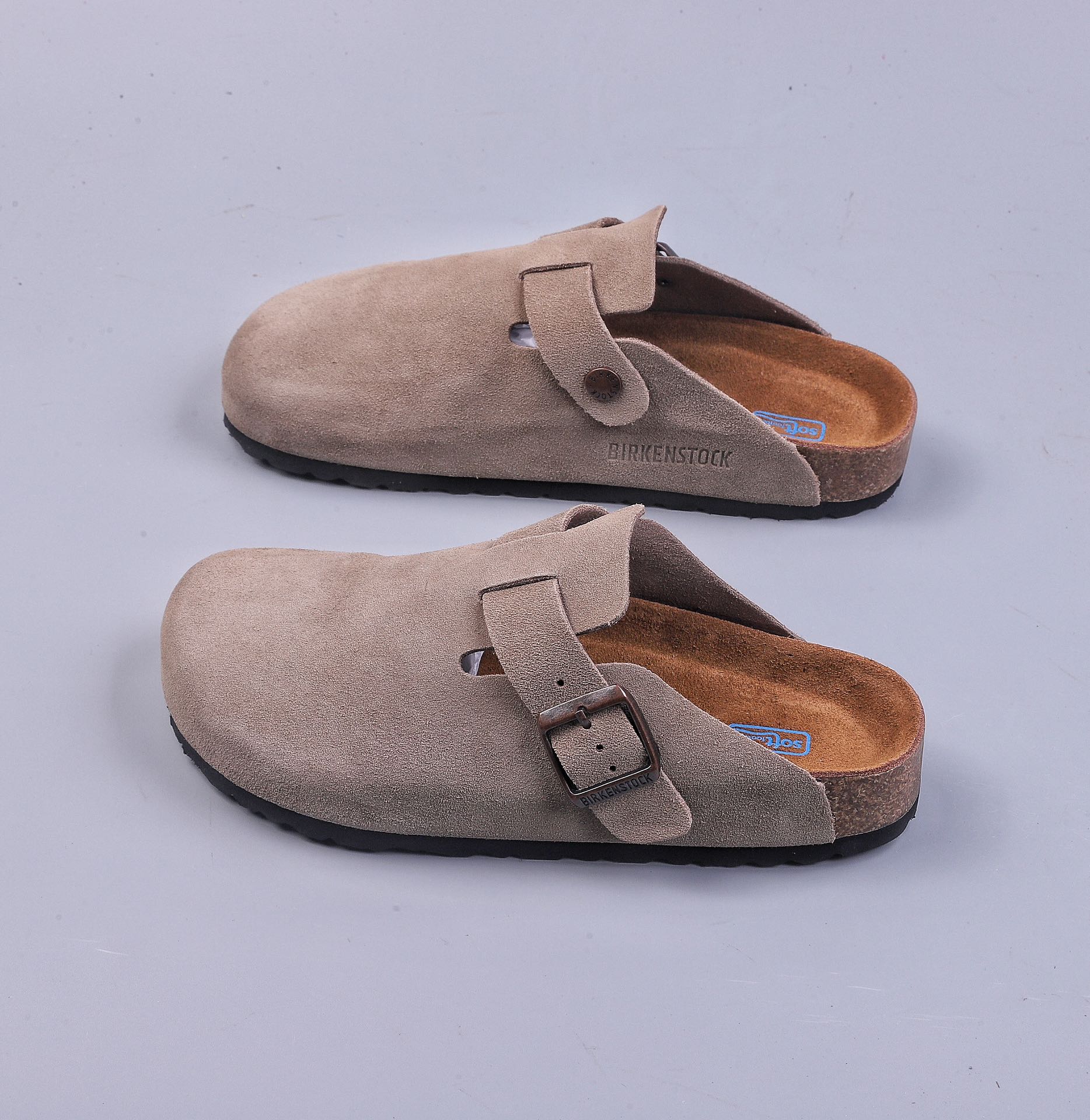 Birkenstock Boston VL Birkenstock cork bottom closed toe slippers