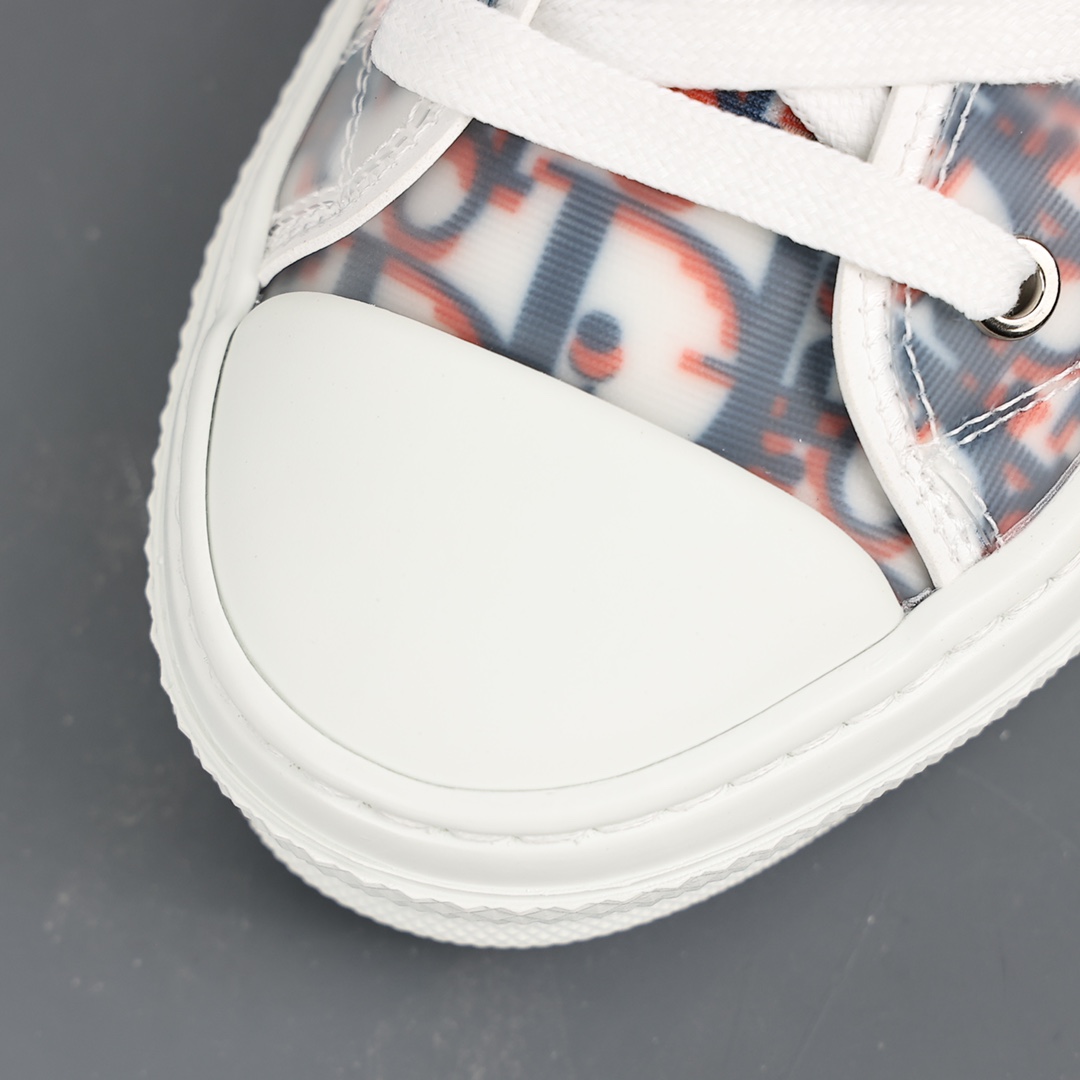 #Dior B23 Oblique High Top Sneakers Dior ”CD Oblique” series blue and red high top