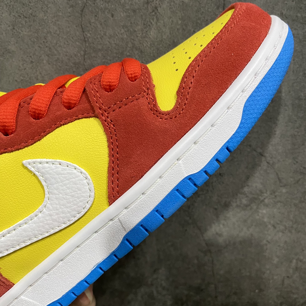 [Pure original C version] NK SB Dunk Low ”Bart Simpson” Simpson yellow orange blue BQ6817-602