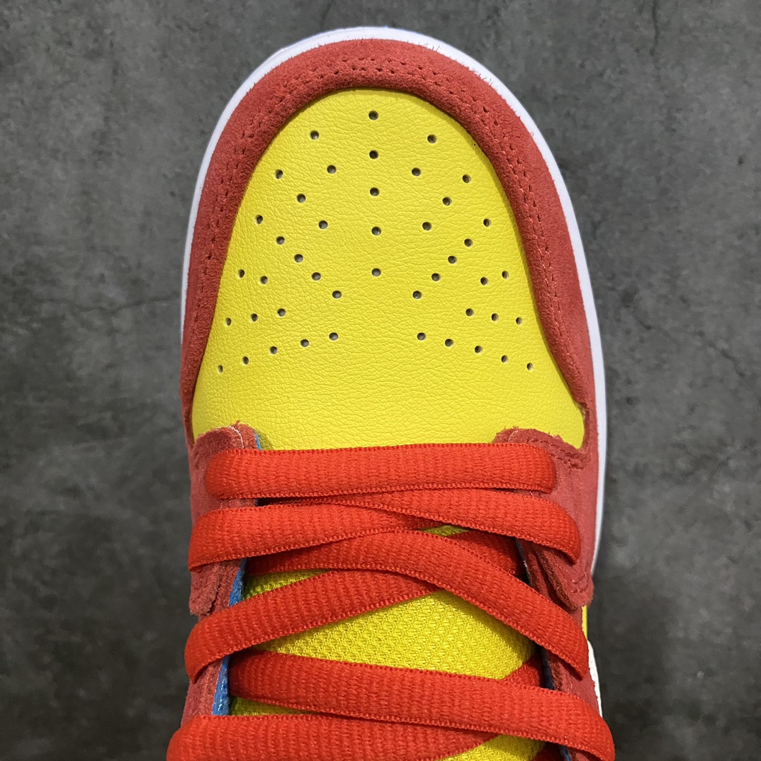 [Pure original C version] NK SB Dunk Low ”Bart Simpson” Simpson yellow orange blue BQ6817-602