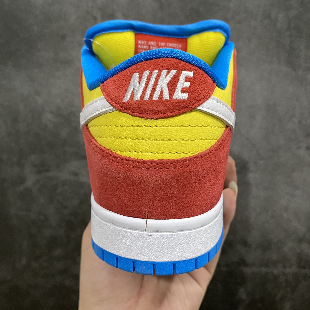 [Pure original C version] NK SB Dunk Low ”Bart Simpson” Simpson yellow orange blue BQ6817-602