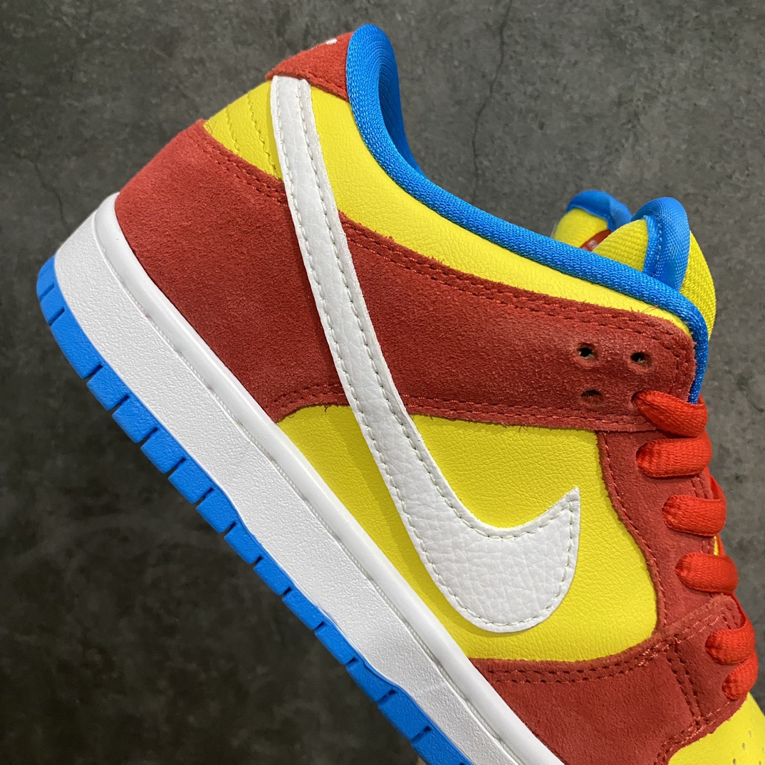 [Pure original C version] NK SB Dunk Low ”Bart Simpson” Simpson yellow orange blue BQ6817-602