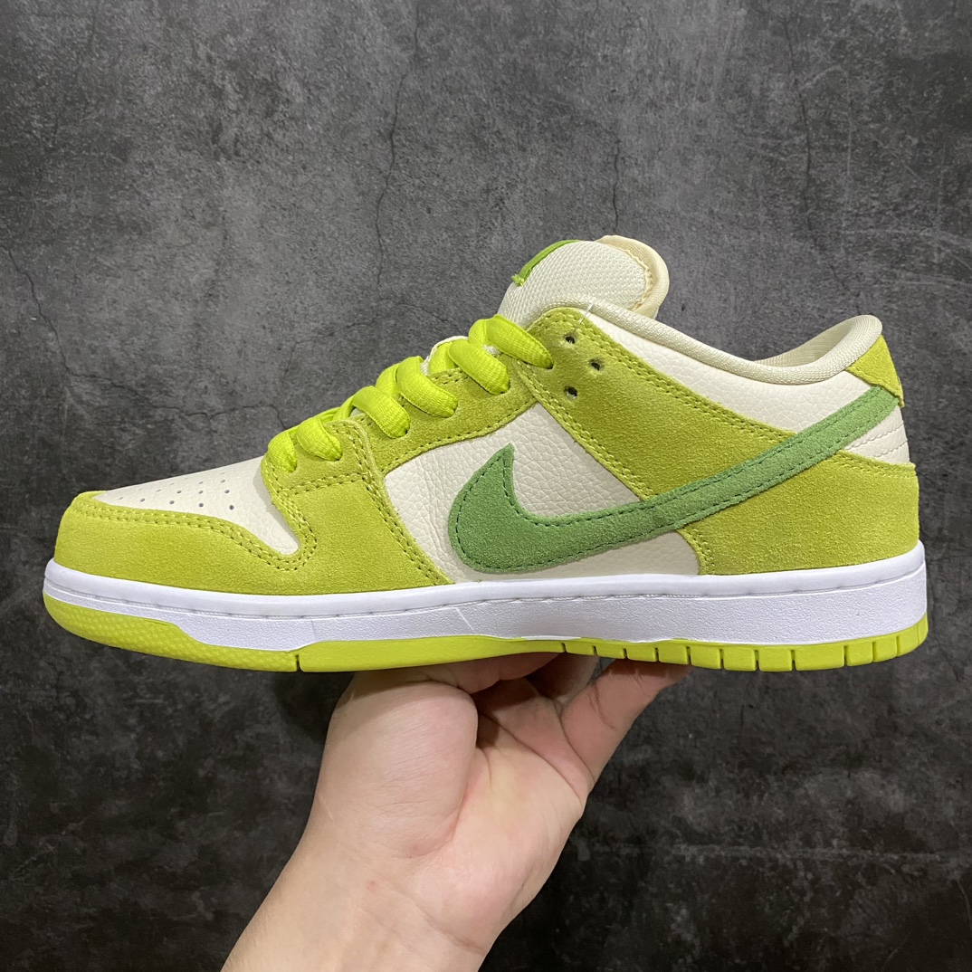 [Pure original c version] Dunk SB white green apple market top quality DM0807-300