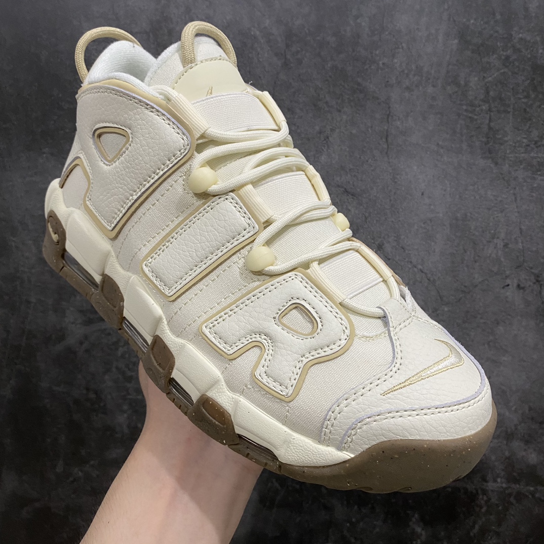 [CK Pure Original] NK Air More Uptempo '96 OG Pippen Big AIR Retro Basketball Shoes Beige DV7230-100