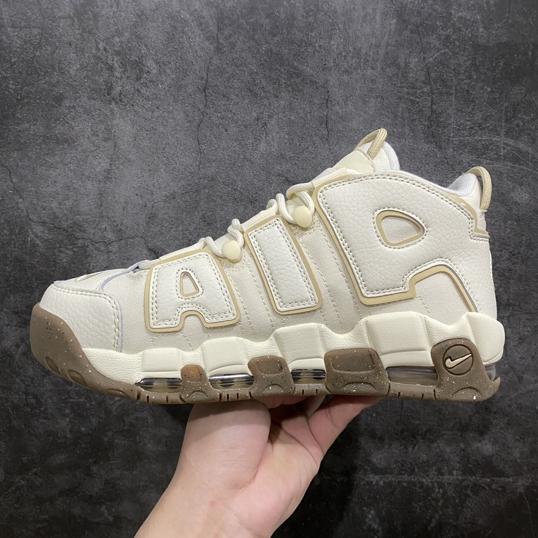 [CK Pure Original] NK Air More Uptempo '96 OG Pippen Big AIR Retro Basketball Shoes Beige DV7230-100