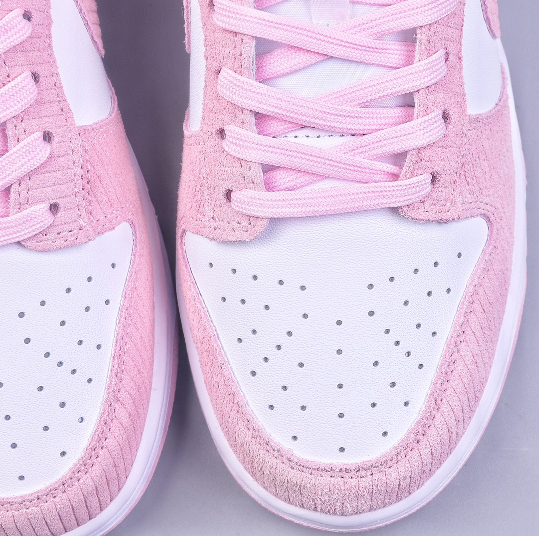 Nk Dunk Low ”Pink Corduroy” 脏粉灯芯绒 SB低帮运动休闲板鞋  FN7167-100