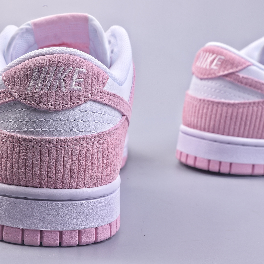 Nk Dunk Low ”Pink Corduroy” 脏粉灯芯绒 SB低帮运动休闲板鞋  FN7167-100