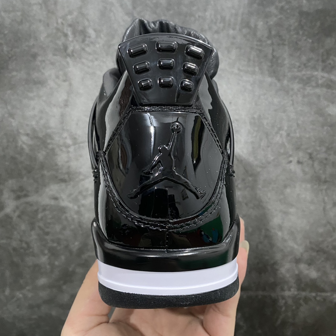 400 【纯原PB版】Air Jordan AJ4 Retro " 11Lab4 Black " AJ4乔4 黑漆皮 文化篮球鞋 719864-010