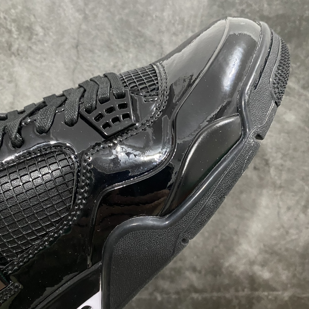 400 【纯原PB版】Air Jordan AJ4 Retro " 11Lab4 Black " AJ4乔4 黑漆皮 文化篮球鞋 719864-010