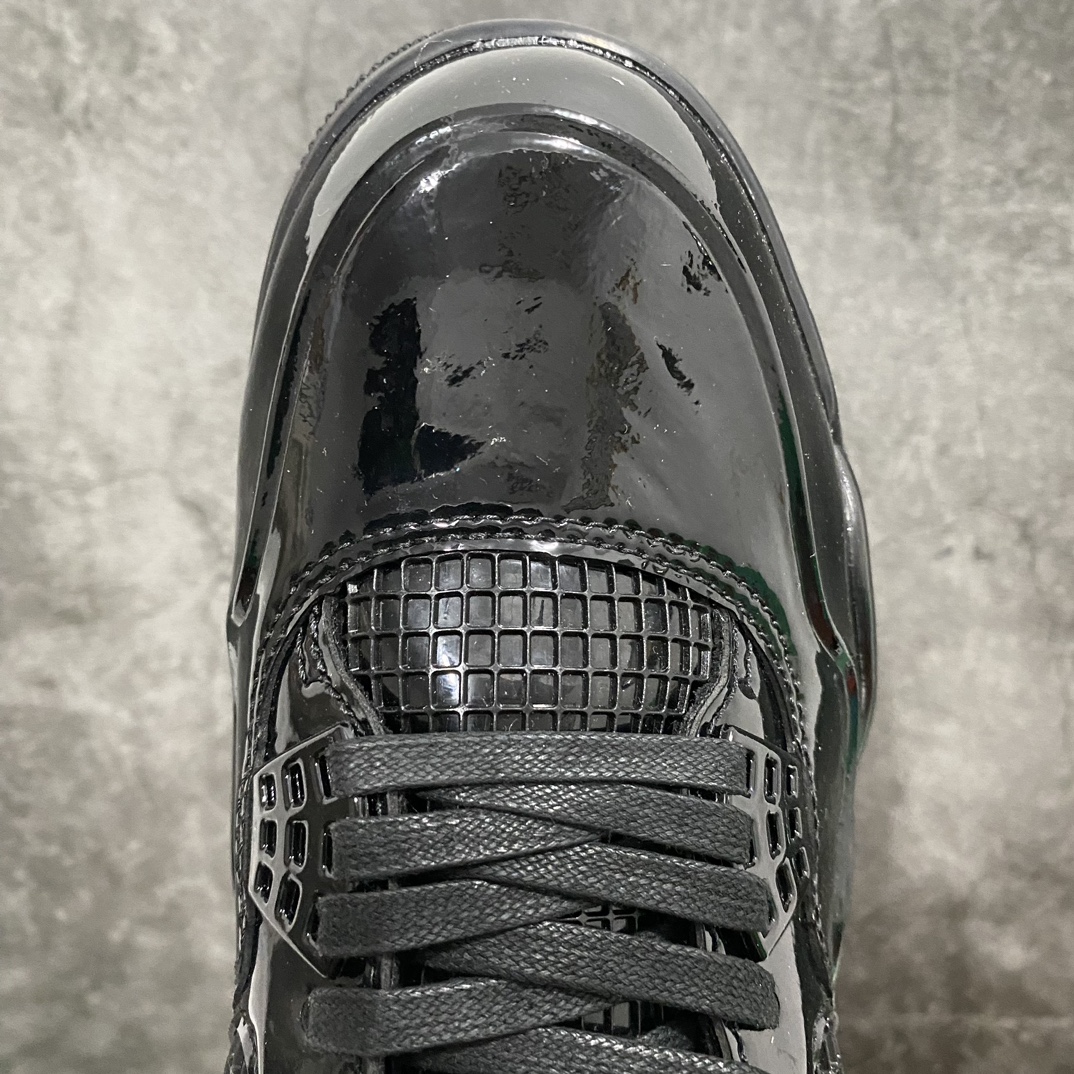 400 【纯原PB版】Air Jordan AJ4 Retro " 11Lab4 Black " AJ4乔4 黑漆皮 文化篮球鞋 719864-010