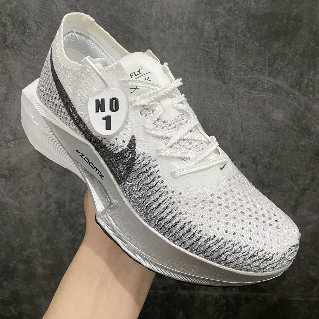 350 【顶级No.1版】Nike ZoomX Vaporfly Next空气飞行3代系列马拉松轻量超跑竞速运动慢跑鞋“白色” DV4129-100