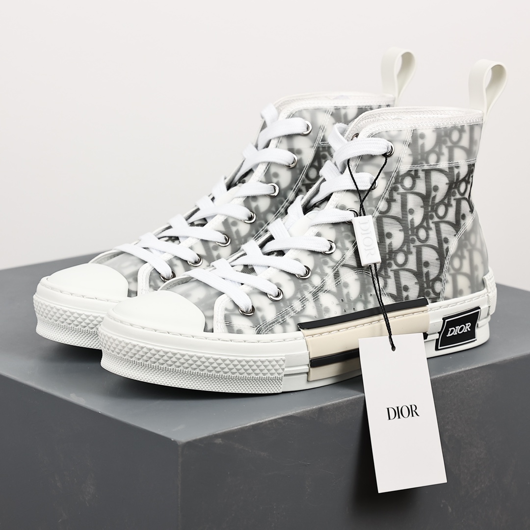 #Dior B23 Oblique High Top Sneakers Dior ”CD Oblique” series