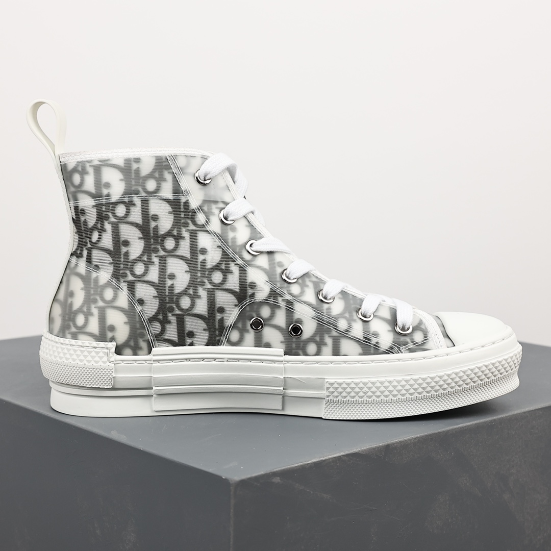 #Dior B23 Oblique High Top Sneakers Dior ”CD Oblique” series