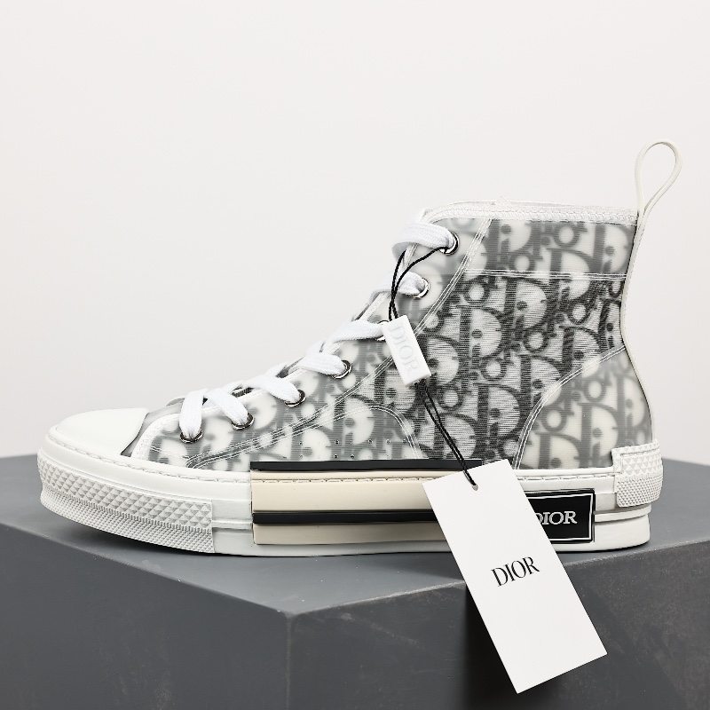 #Dior B23 Oblique High Top Sneakers Dior ”CD Oblique” series