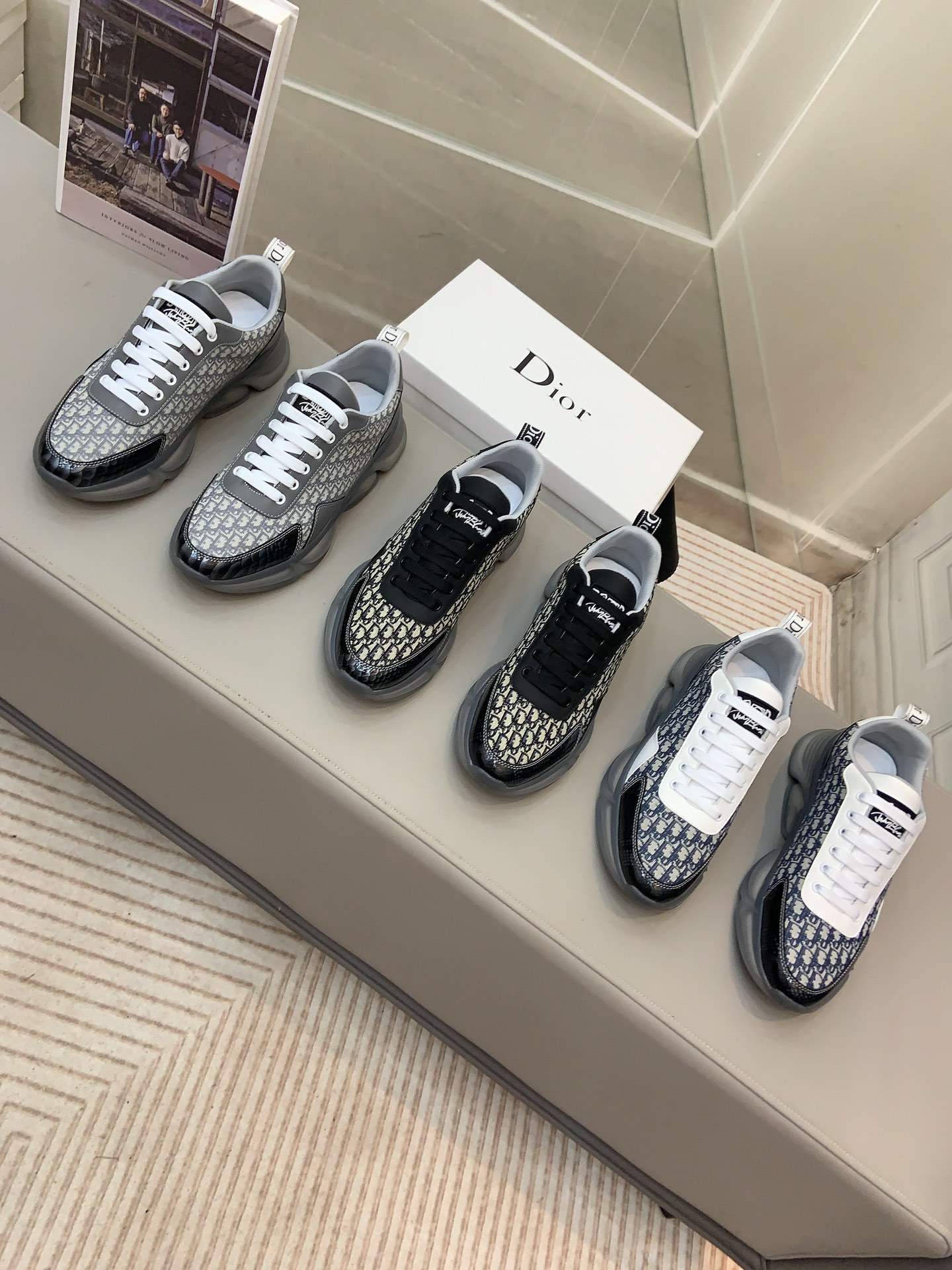 High Quality Happy Copy
 Dior Casual Shoes Men Rubber Casual