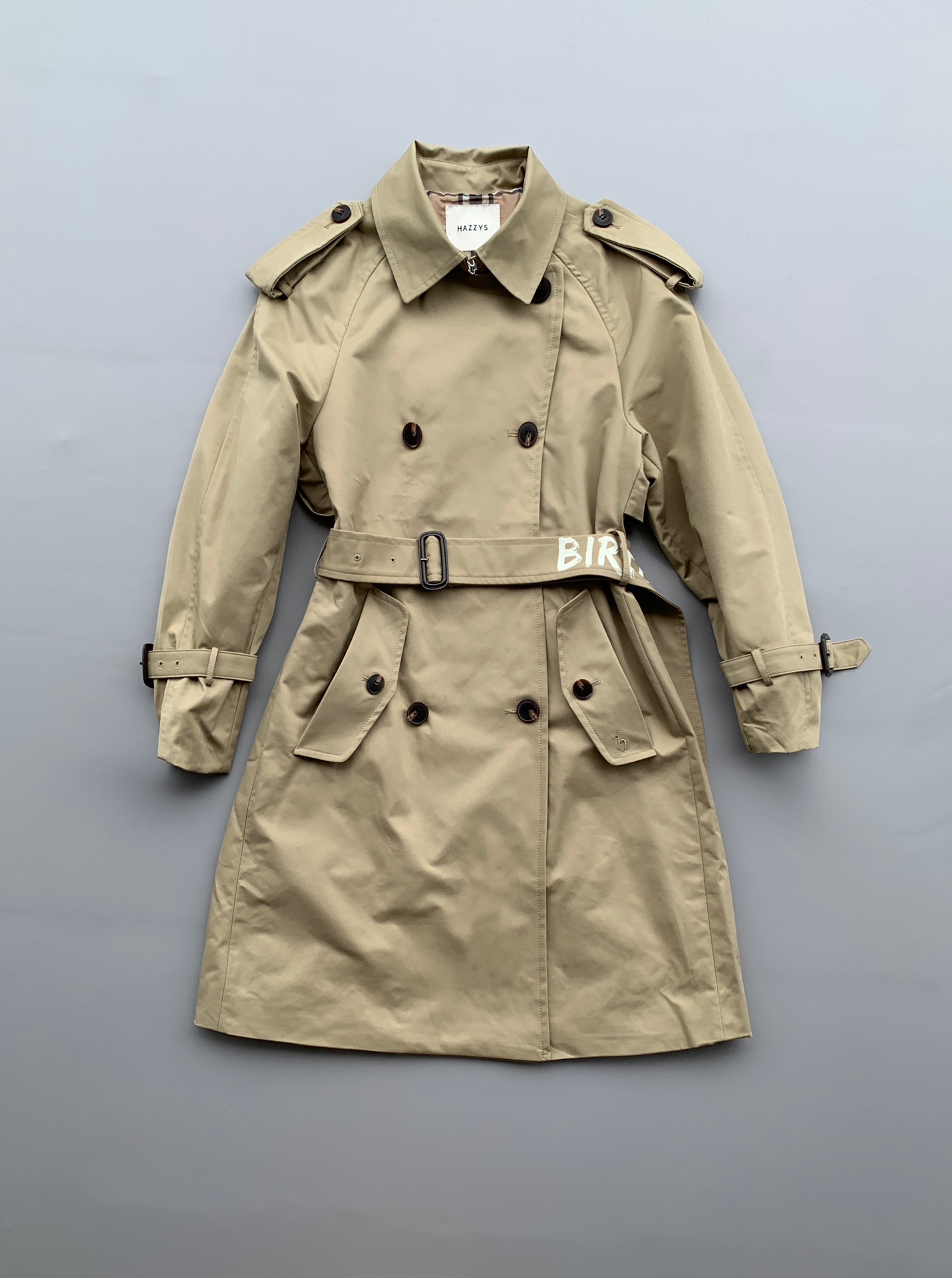 Hazzys Clothing Coats & Jackets Windbreaker Khaki Women Spring/Fall Collection Casual