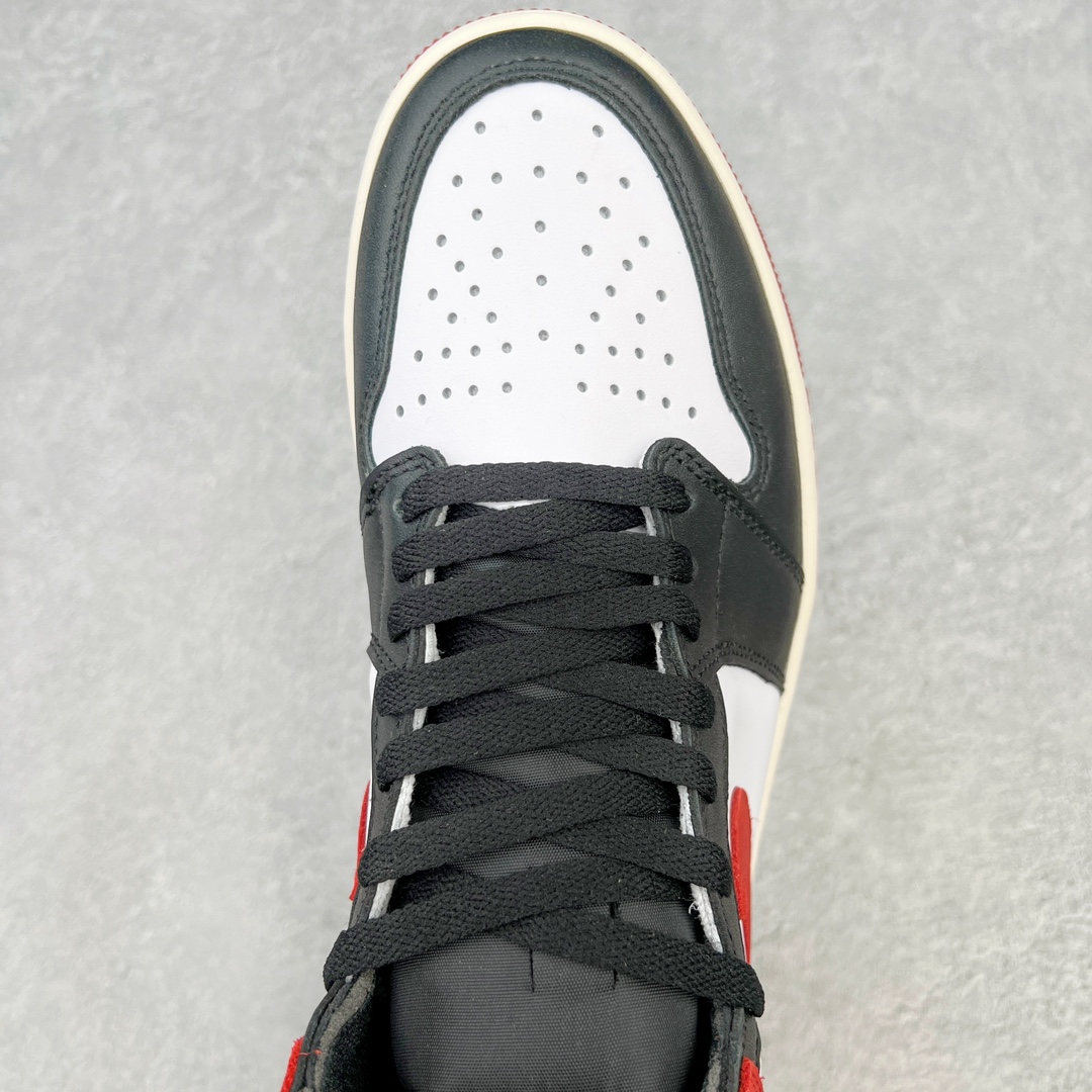 图片[4]-＃KZ神版莞产 Air Jordan AJ1 Retro 六冠王黑红 555088-112 外贸特供批次 终端控货优势输出 新配色不断更新开发 市场中端王者 全套原纸板楦头开发 确保原汁原味 完美呈现一代版型 一比一鞋头弧度高度鞋身弧度 此版本只针对中端市场 细节品控鞋型随意秒杀市面同价位 鞋型完美 不臃肿别扭 头层皮料加持 用料绝不含糊 进口玻璃冲刀皮料裁剪零毛边 电脑针车工艺 超高鞋面清洁度 最高QC检验标准 控制溢胶瑕疵 原盒原配 飞翼3D高频深度立体 工艺方面大到整体鞋型 漏斗收腰 底线拉帮 LOGO立体程度 小到针眼排布 载片对称 冲孔效果 鞋标规范 鞋垫背胶等等 无一不是口碑收割 每双都是一个回头客 尺码：36 36.5 37.5 38 38.5 39 40 40.5 41 42 42.5 43 44 44.5 45 46 47.5-选品中心