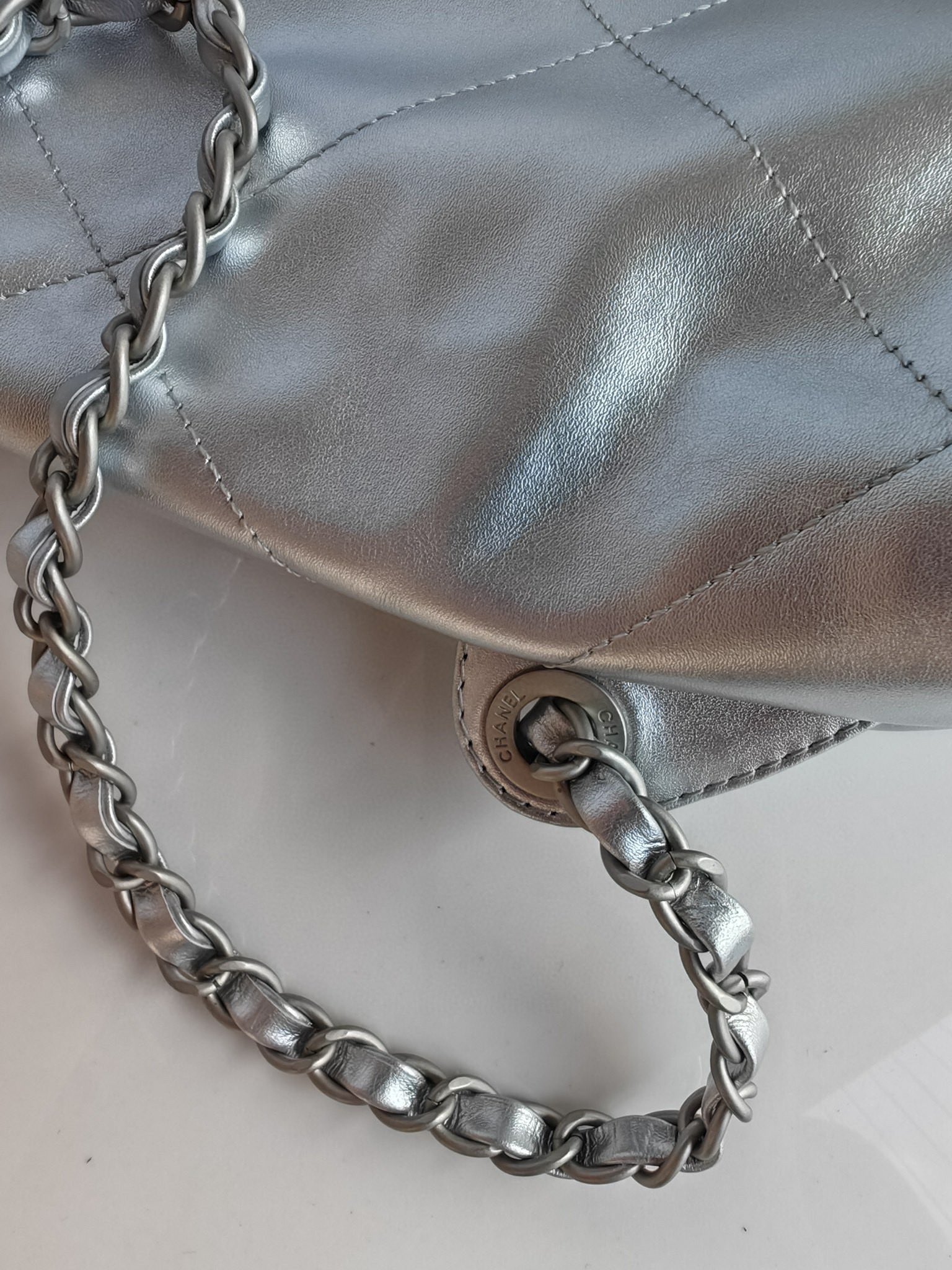 Chanel Luxury Designer Handbag crafted in premium calfskin leather 7
