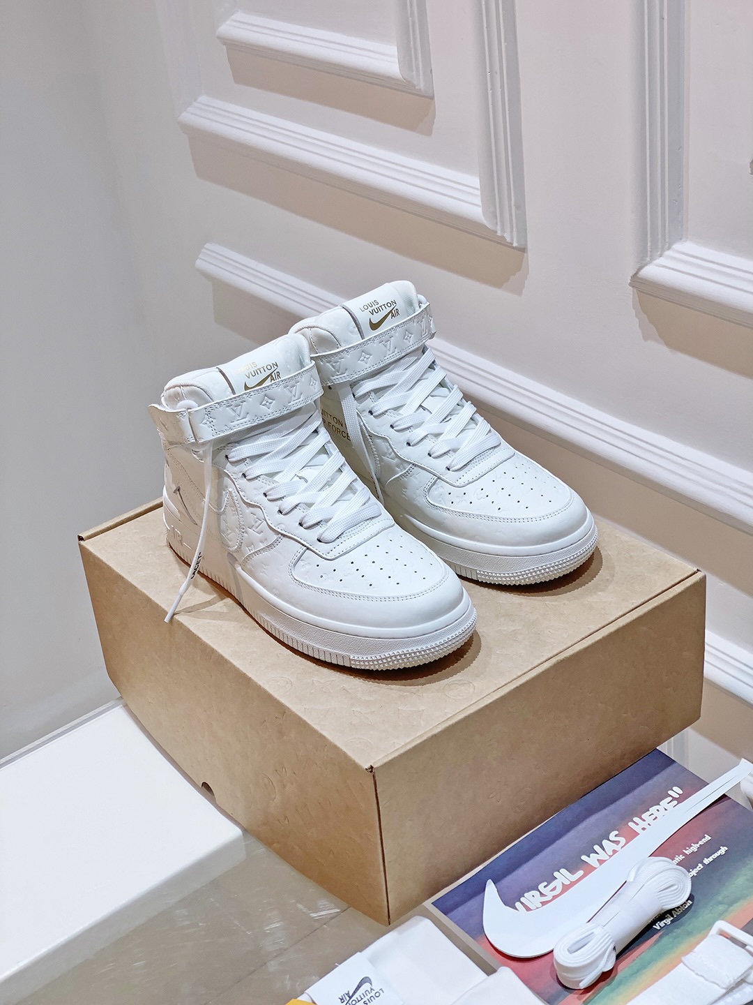 Air Jordan Force 1 Copy
 Shoes Air Jordan White Polishing Unisex Cowhide Rubber Casual