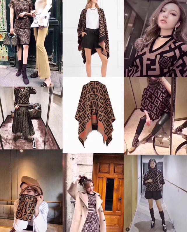 488 Zirconium Special Grant: Fendi Wool Cape with Classic FF Element, Free! - 图片 2