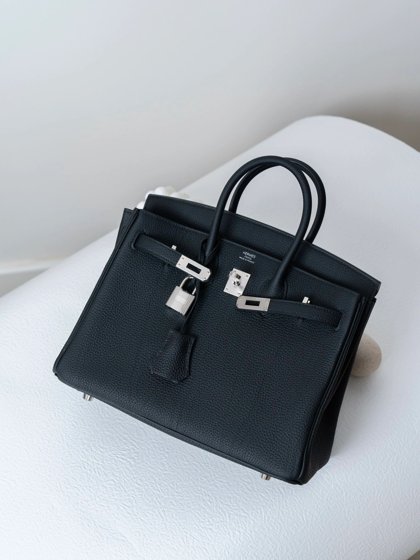 Hermes Birkin Bags Handbags Black Pink Platinum Silver Hardware