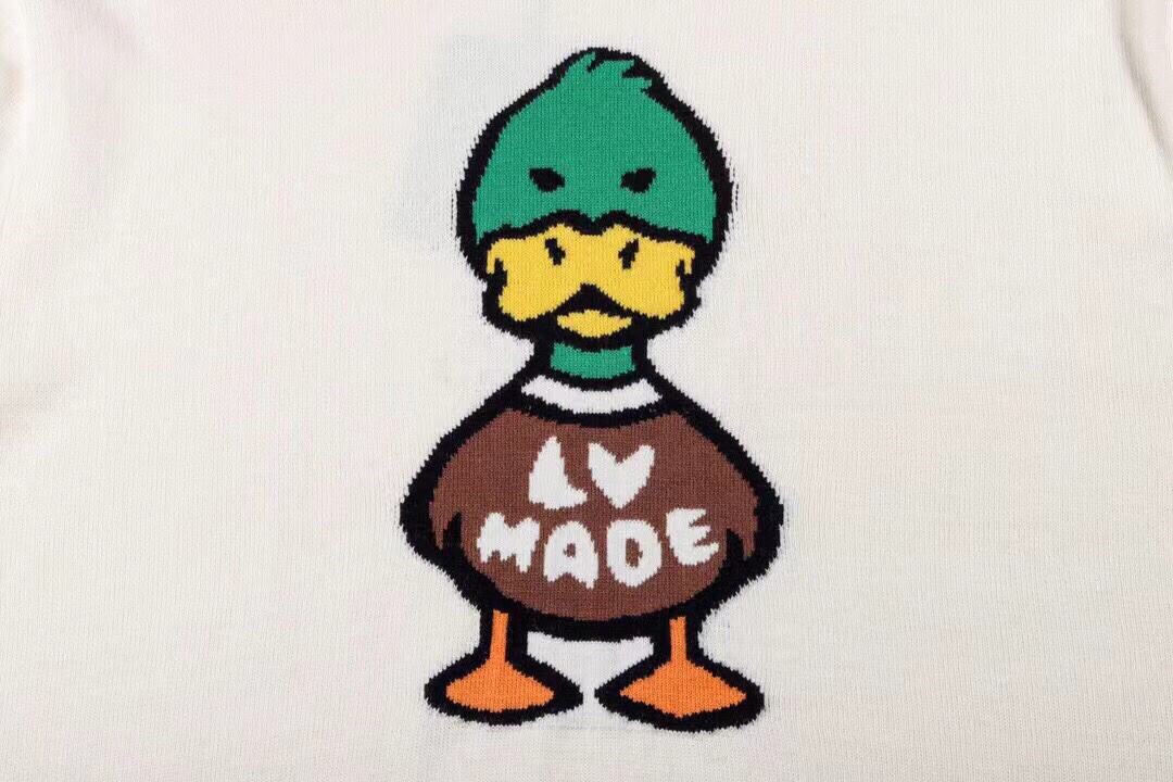 LV X nigo鸭子联名毛织短袖