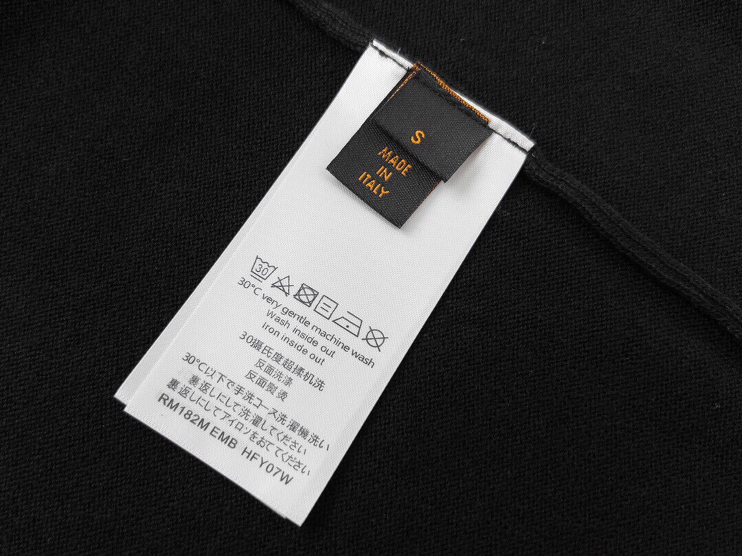 LV路易2022FW新款别针标识针织短袖T恤 T恤
