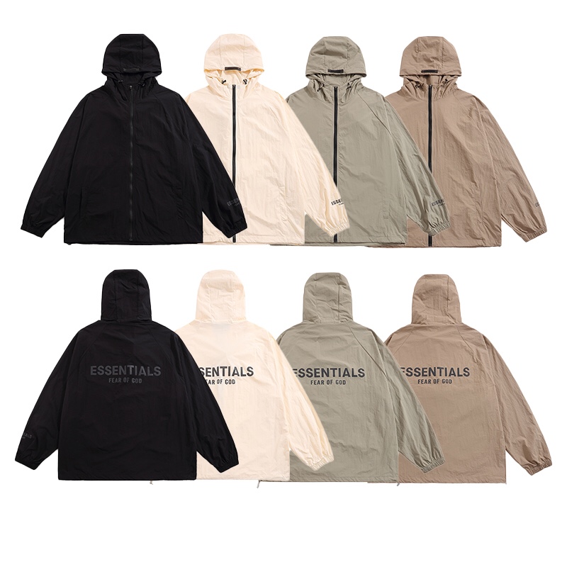 Autumn Thin Jacket with 3M Reflective Back, Waterproof and Airproof, Various Colors.