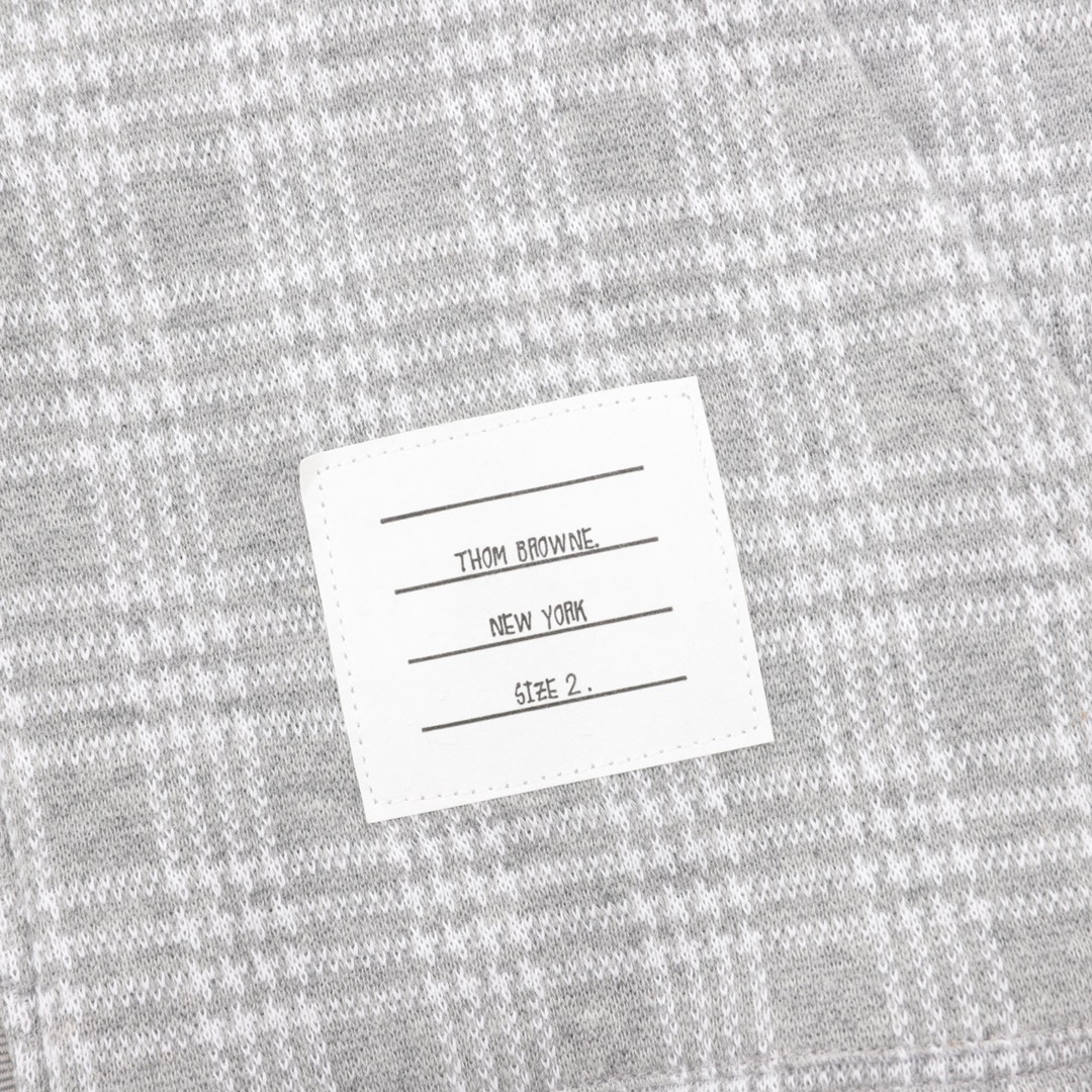 ThomBrowne/汤姆布朗 千鸟格提花条纹外套