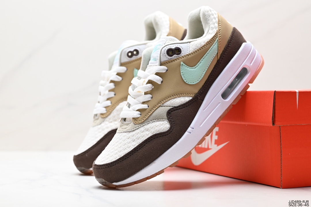 Nk Air Max 1 half-palm air cushion retro running shoes FB8916-100