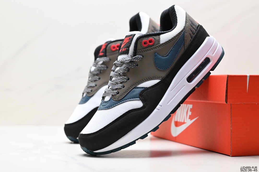 Nk Air Max 1 half-palm air cushion retro running shoes FB8916-100