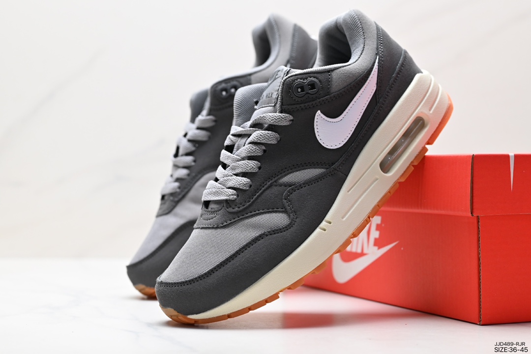 Nk Air Max 1 half-palm air cushion retro running shoes FB8916-100