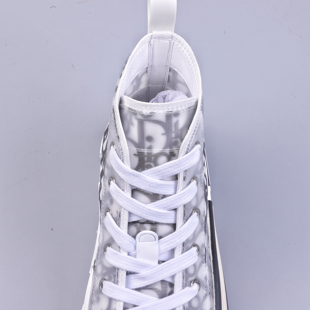 W DIOR Oblique High Top Sneakers Dior ”CD Oblique” series