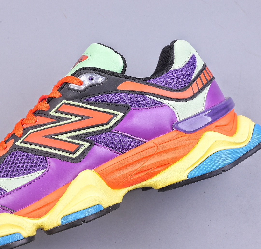 220 C New Balance 9060 橙紫 复古休闲运动老爹鞋 U9060NBX