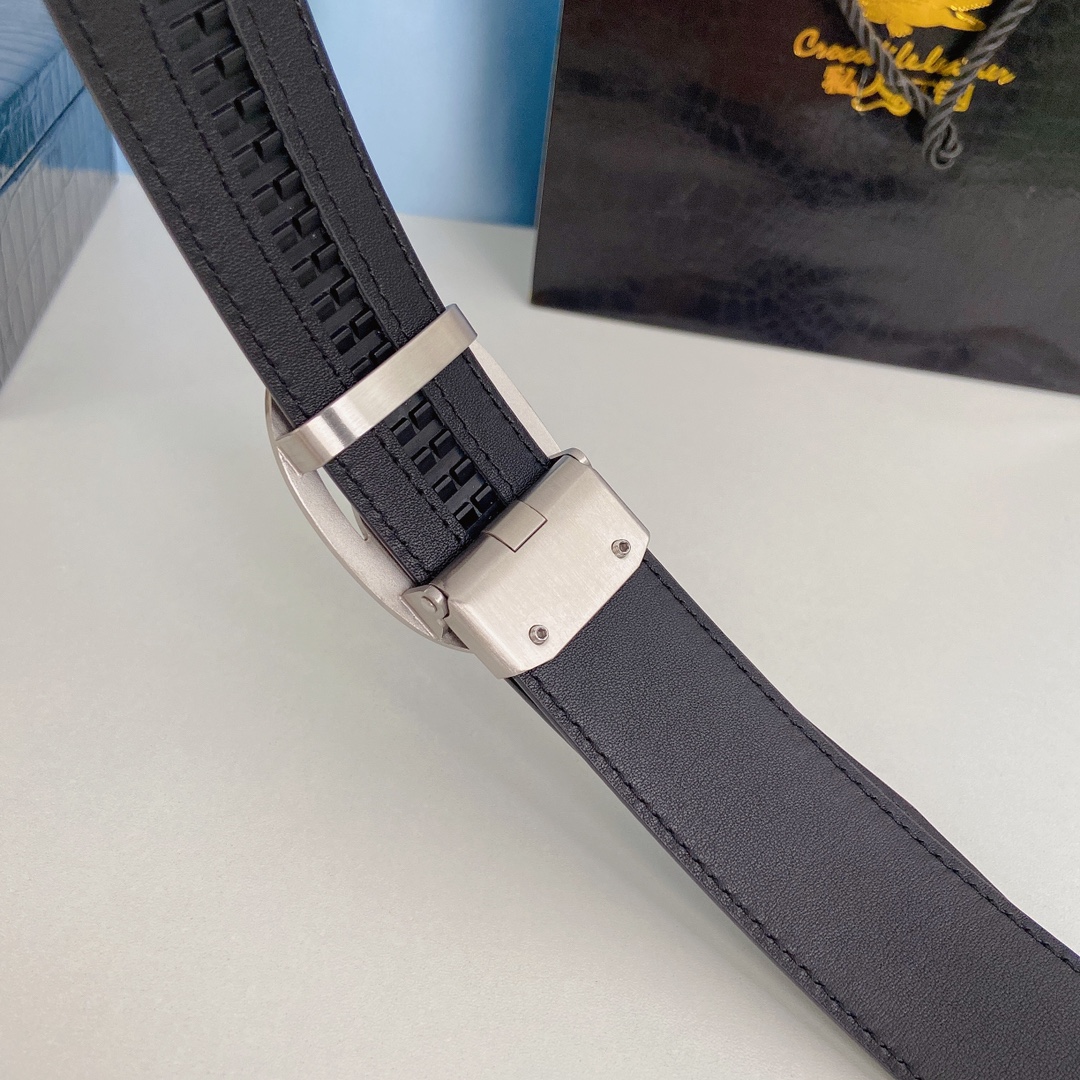 Hermes-自动扣系列双面原版小牛皮配精钢五金扣防刮耐磨不褪色低调奢华有内涵宽3.5cm