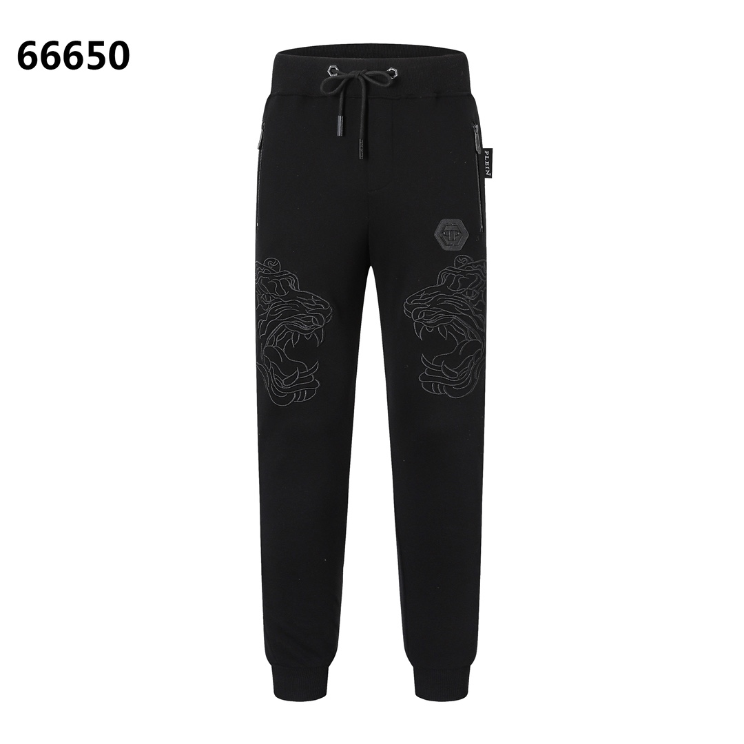 Philipp Plein Clothing Pants & Trousers Black Men Fall/Winter Collection