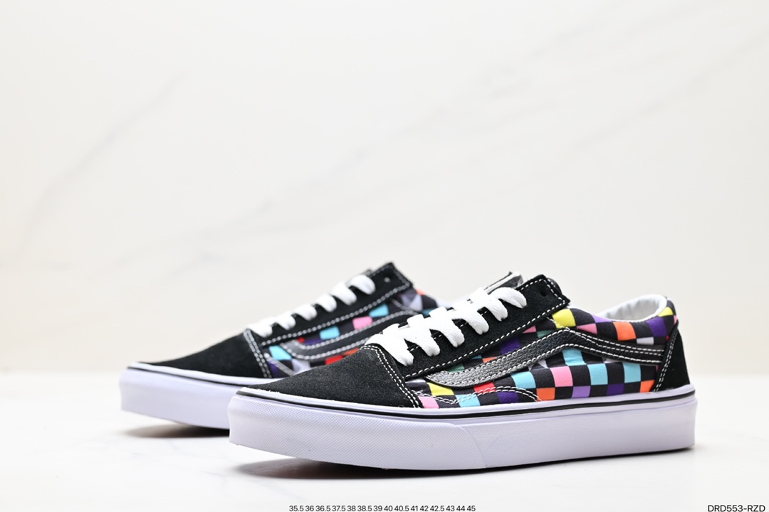 Vans Old Skool Platform Black Warrior Vans official lightweight, wear-resistant, comfortable, thick-soled casual canvas shoes