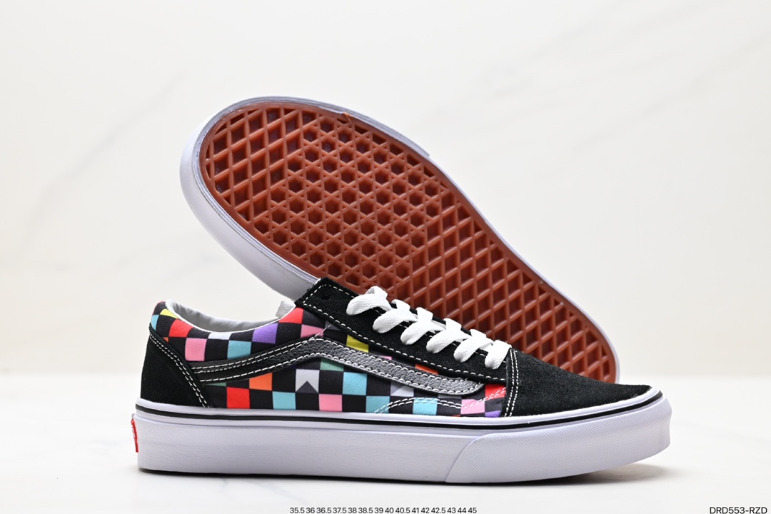 Vans Old Skool Platform Black Warrior Vans official lightweight, wear-resistant, comfortable, thick-soled casual canvas shoes