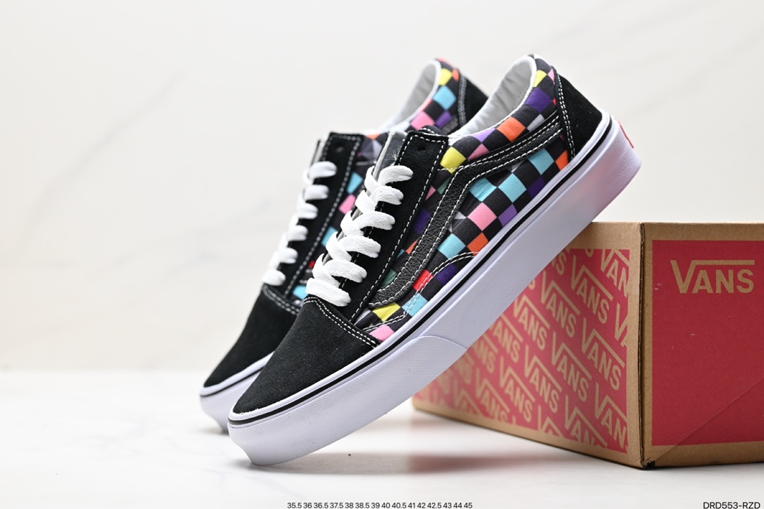 Vans Old Skool Platform Black Warrior Vans official lightweight, wear-resistant, comfortable, thick-soled casual canvas shoes