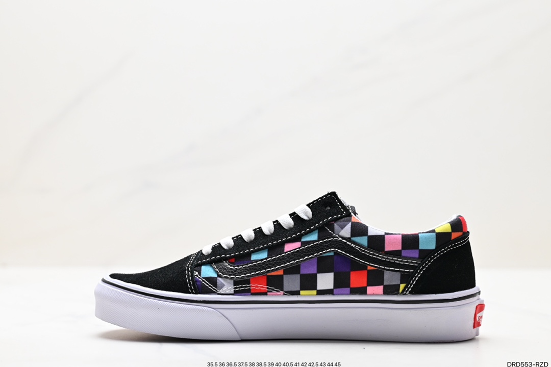 Vans Old Skool Platform Black Warrior Vans official lightweight, wear-resistant, comfortable, thick-soled casual canvas shoes