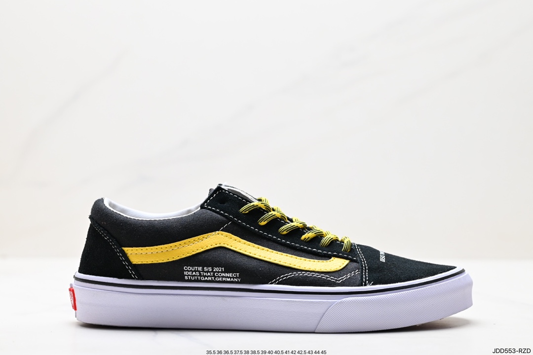 Vans Old Skool Platform Black Warrior Vans official lightweight, wear-resistant, comfortable, thick-soled casual canvas shoes