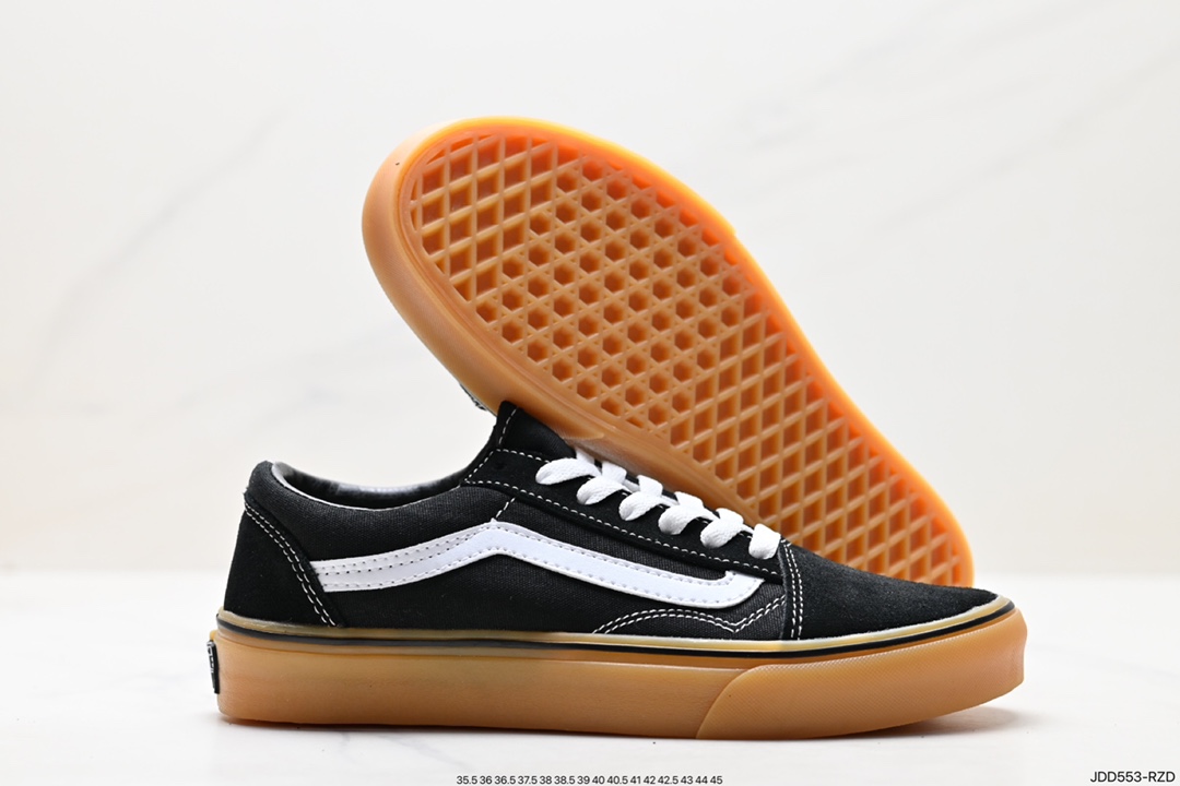 Vans Old Skool Platform Black Warrior Vans official lightweight, wear-resistant, comfortable, thick-soled casual canvas shoes