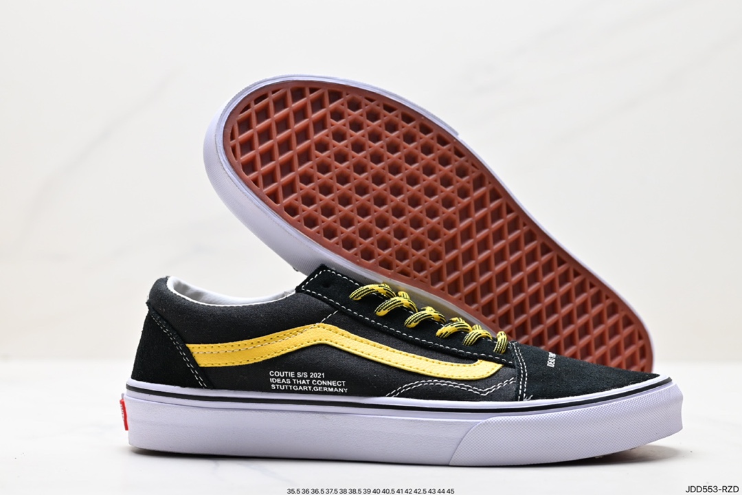 Vans Old Skool Platform Black Warrior Vans official lightweight, wear-resistant, comfortable, thick-soled casual canvas shoes