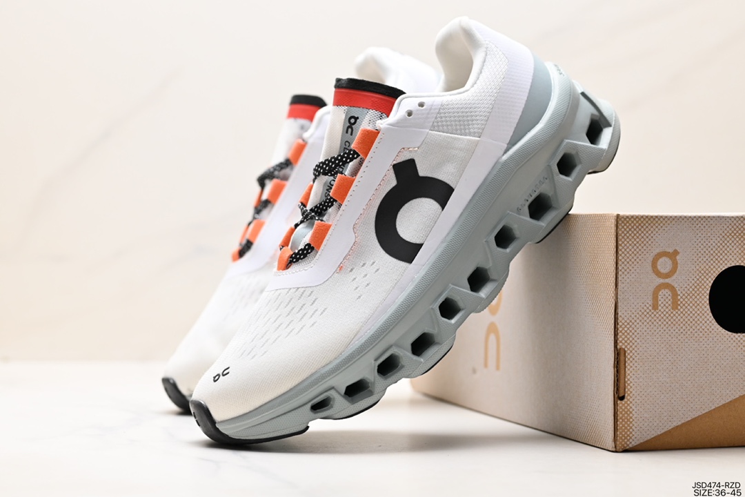 ON Running Cloud X Shift Low Cloud X series low-top lightweight, comfortable and multifunctional casual sports shoes ”Geometric Mesh White and Black”