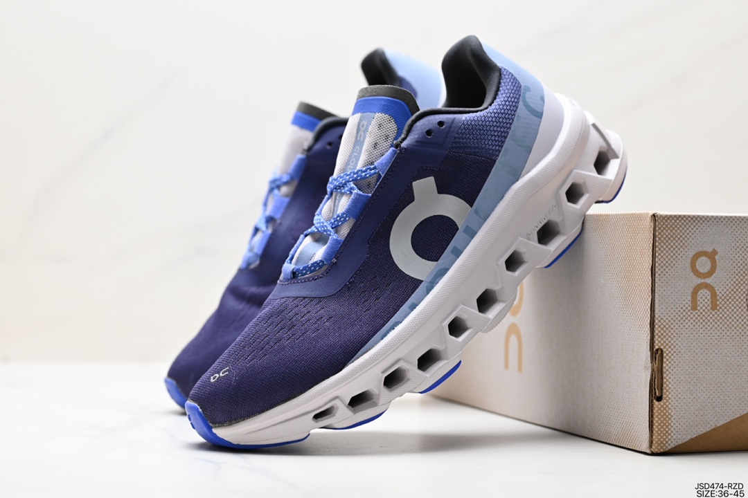 ON Running Cloud X Shift Low Cloud X series low-top lightweight, comfortable and multifunctional casual sports shoes ”Geometric Mesh White and Black”