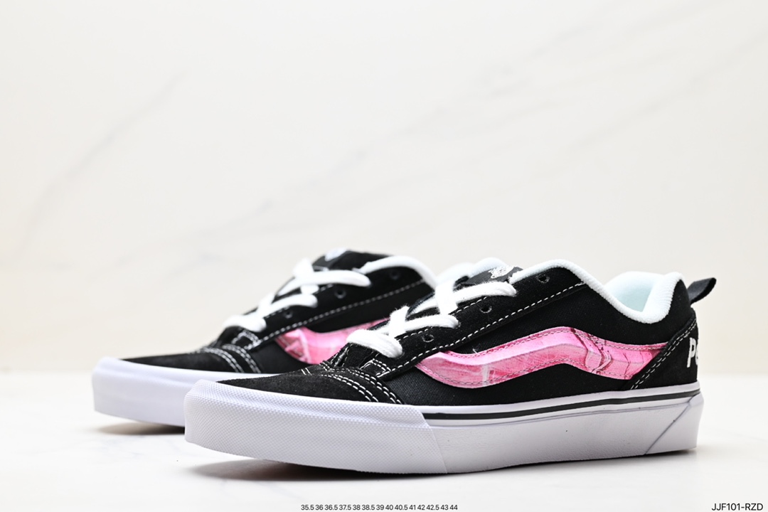 Vans Old Skool Platform Black Warrior Vans official lightweight, wear-resistant, comfortable, thick-soled casual canvas shoes