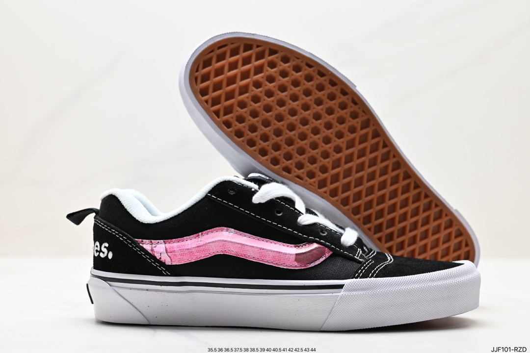 Vans Old Skool Platform Black Warrior Vans official lightweight, wear-resistant, comfortable, thick-soled casual canvas shoes