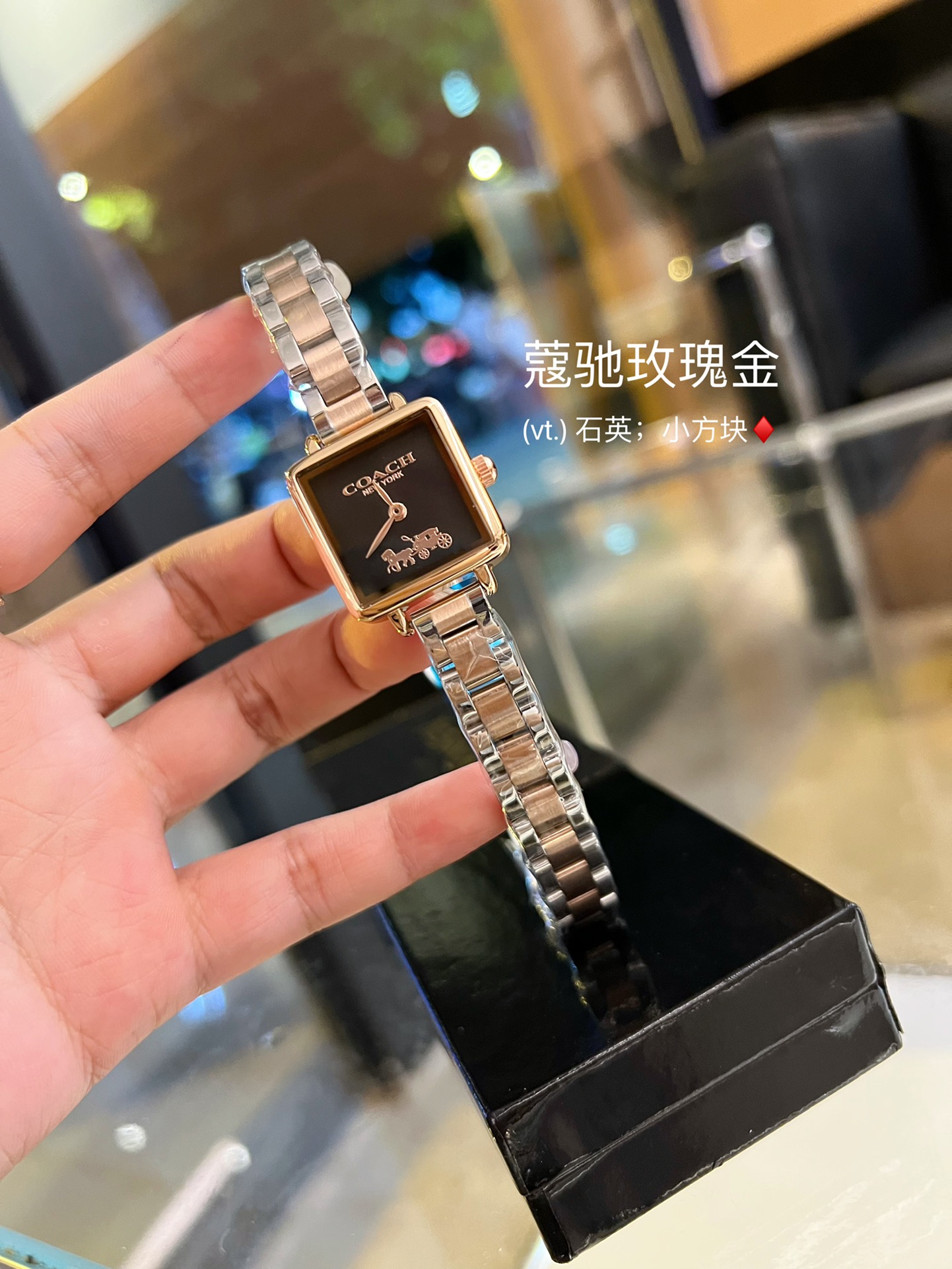 CASS-series Tea Rose Watch: Elegant Design with Stone Core, Gold Plating, and Waterproof Features.