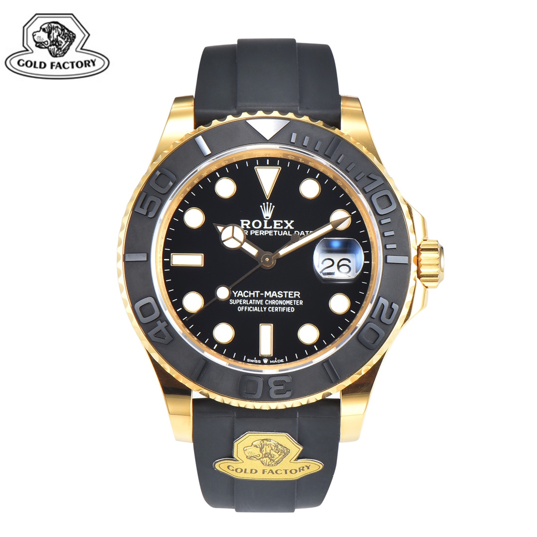 Wholesale Replica Shop
 Rolex Yacht Master Watch Black Gold Platinum Red Rose White Yellow Polishing M226658