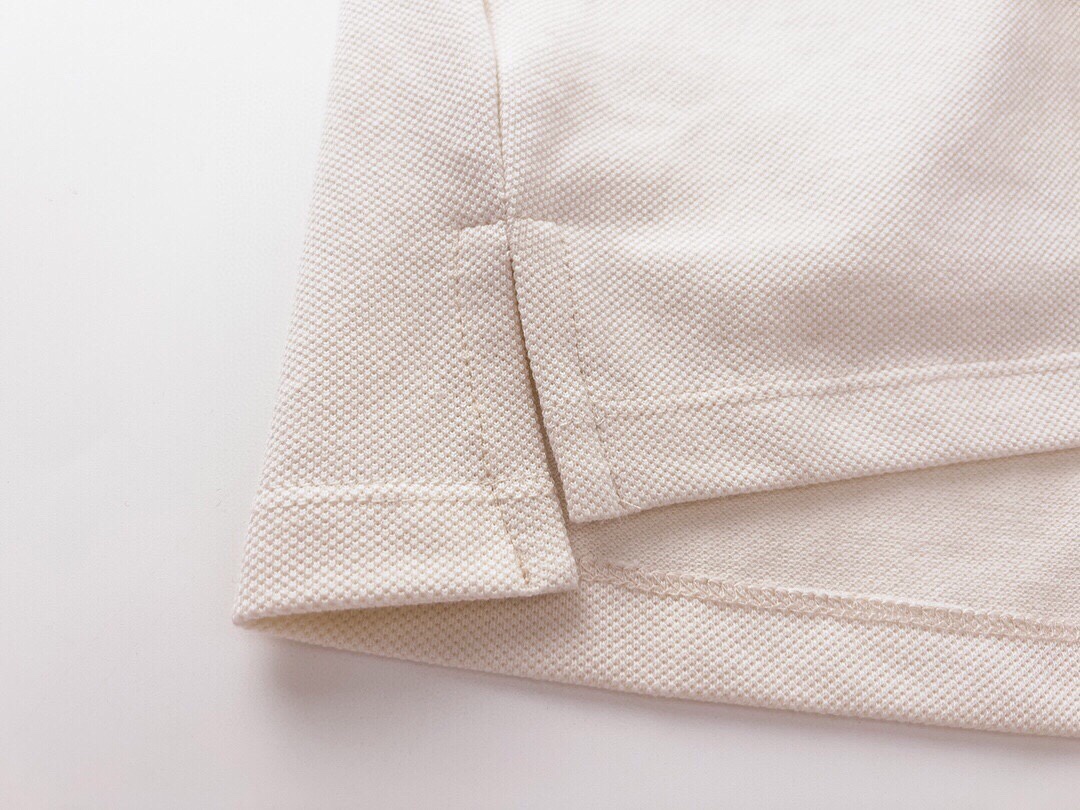 Gucci/古驰 24ss 经典口袋刺绣双G Polo短袖